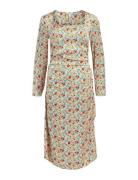 Object Objjabin L/S Slim Dress 126 Multi/patterned