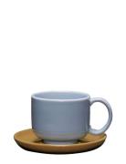 Amare Kop/Underkop Home Tableware Cups & Mugs Coffee Cups Blue Hübsch