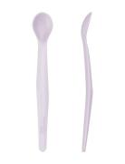 Silic Baby Spoon Light Lavender Home Meal Time Cutlery Pink Everyday B...