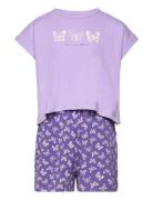 Name It Nkfnightset Cap Butterfly Lila