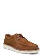 Garment Project Eilo Vibram Low - Cognac Suede Brun