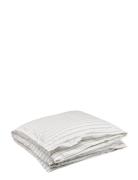 Dobby Stripe Double Duvet Home Textiles Bedtextiles Duvet Covers Cream...