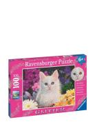 Ravensburger White Kitten Glitter 100P Multi/patterned