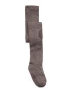 Melton Wool Tights - Anti-Slip Beige