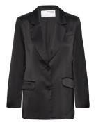 Selected Femme Slftasja Ls Relaxed Blazer Svart