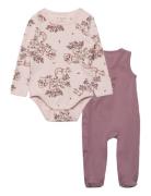 Fixoni Body Ls W.romper Lila