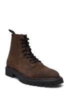 Les Deux Tatum Suede Lace-Up Boot Brun