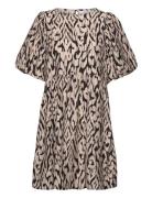 MSCH Copenhagen Mschvlora 2/4 Dress Aop Beige