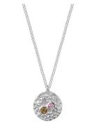 Bud To Rose Ridge Crystal Necklace Silver