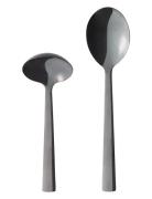 Raw Cutlery Black Coating Home Tableware Cutlery Cutlery Set Black Aid...