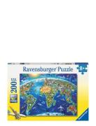 Ravensburger World Landmarks Map 200P Multi/patterned