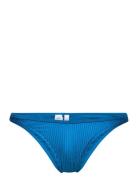 Calvin Klein High Leg Cheeky Bikini Blå