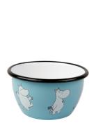 Moomin Moomin Enamel Bowl 0.6L Moomin Blå