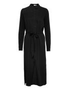 Vila Vimorose L/S Long Dress/Su - Svart