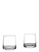 Wideball Glas Rocks 9 Cm 2Stk Home Tableware Glass Drinking Glass Nude...