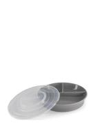 Twistshake Divided Plate 6+M Pastel Grey Home Meal Time Plates & Bowls...