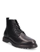 Bianco Biagil Lace Up Boot Soft Texas Svart