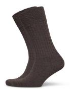 Panos Emporio Pe 2Pk Calle Premium Mercerized Wool Rib Brun