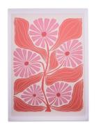 Aparte X Rebecca Zwanzig - Pink Flowers Home Decoration Posters & Fram...