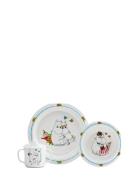 Moomin, Giftbox, 3 Pcs Home Meal Time Dinner Sets Multi/patterned Rätt...