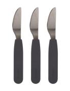 Filibabba Silic Knife 3-Pack - St Grey Svart