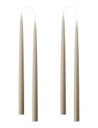 Kunstindustrien Hand Dipped Candles, 4 Pack Kräm