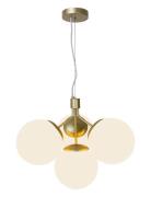 Ivona/4-Pendant Home Lighting Lamps Ceiling Lamps Pendant Lamps Gold N...