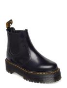 Dr. Martens 2976 Quad Black Polished Smooth Svart