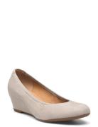 Gabor Wedge Pumps Beige