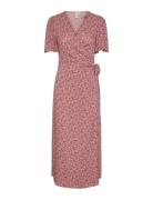 YAS Yasalira Ss Long Wrap Dress S. Noos Rosa