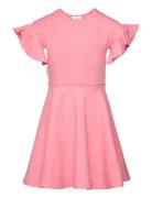 Gugguu Smoc T-Shirt Dress Rosa