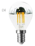 Laes Led Filament P45 E14 827 320Lm Krom Topspejl Home Lighting Lighti...