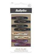 Babyliss Paris Oval Snap Clips 8Pk Nude