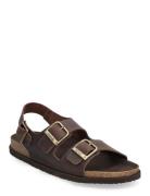 Scholl Sl Gaston Leather Dk Brun