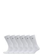 Polo Ralph Lauren Underwear Cotton-Blend Sock 6-Pack Vit