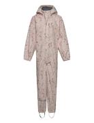 Mikk-line Pu Rain Suit Aop Recycled Rosa