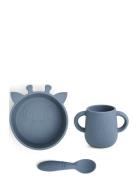 Ebba Silic Dinner Set 3-Pack Home Meal Time Dinner Sets Blue Nuuroo