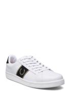 Fred Perry B721 Lthr/Brand Webbing Vit