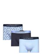 Emporio Armani Men's Knit 3-Pack Trunk Blå