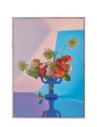 Bloom 02 Cyan - 30X40 Home Decoration Posters & Frames Posters Botanic...