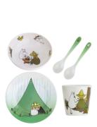 Moomin Camping, Giftset, 5 Pcs Home Meal Time Dinner Sets Multi/patter...