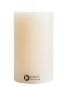 Kunstindustrien Coloured Handcrafted Pillar Candle Vit