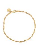 Syster P Herringb Twisted Bracelet Guld