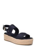 Tommy Hilfiger Mid Wedge Sandal Blå