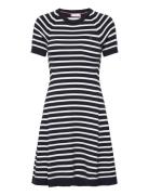 Tommy Hilfiger Co Jersey Stitch F&F Dress Marinblå