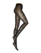 Lindex Tights 40 Den Butterfly Svart