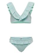 Kids Only Kogmalibu Glitter Bikini Set Acc Grön