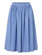 STUDIO FEDER Olga Skirt - Poplin Blå