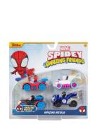 Spider-man Spidey Amazing Metals Car 4 Pk Multi/patterned