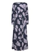 Tamaris Apparel Candela Printed Maxi Dress Blå